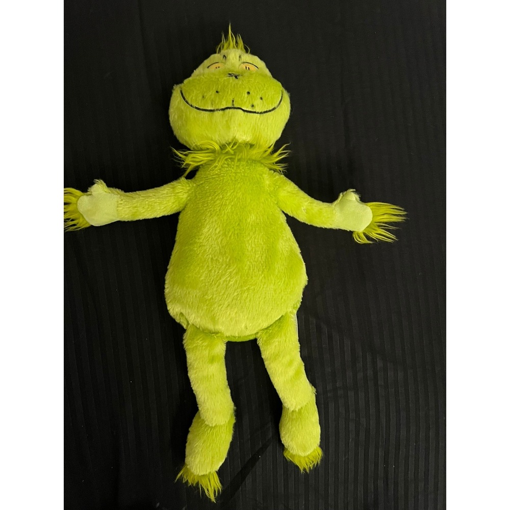 Dr Seuss The Grinch Plush Kohls Cares Green Stuffed Animal Holiday Toy JHD1-4535